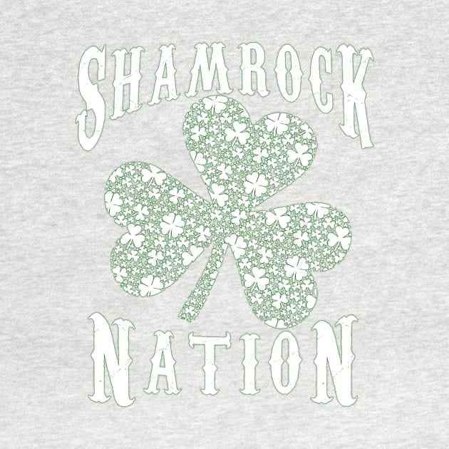 Shamrock Nation St Patricks Day by Scarebaby